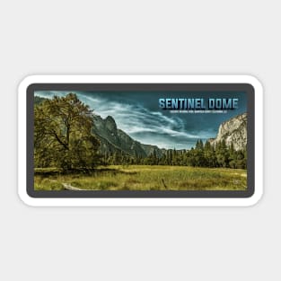 Sentinel Dome from Cooks Meadow Sticker